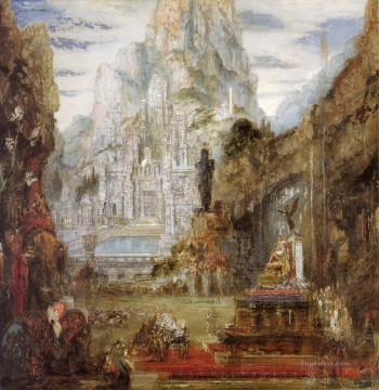el triunfo de alejandro magno Simbolismo bíblico mitológico Gustave Moreau Pinturas al óleo